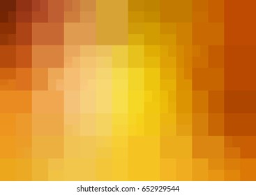 Light Orange vector polygonal illustration, which consist of rectangles. Rectangular pattern for your business design. Geometric background in Origami style with gradient. 