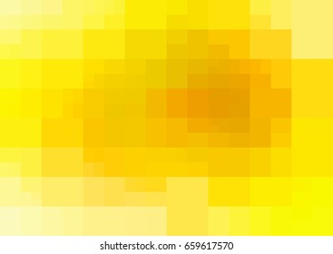 Light Orange vector polygonal illustration, which consist of rectangles. Rectangular design for your business. Creative geometric background in Origami style with gradient