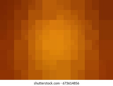 Light Orange vector polygonal illustration, which consist of rectangles. Rectangular design for your business. Creative geometric background in Origami style with gradient