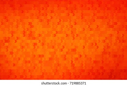 Light Orange vector polygonal illustration, which consist of rectangles. Rectangular pattern for your business design. Geometric background in Origami style with gradient. 