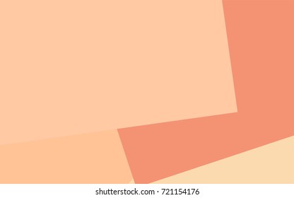Light Orange vector polygonal illustration consisting of rectangles. Rectangular design for your business. Creative geometric background in origami style with gradient.