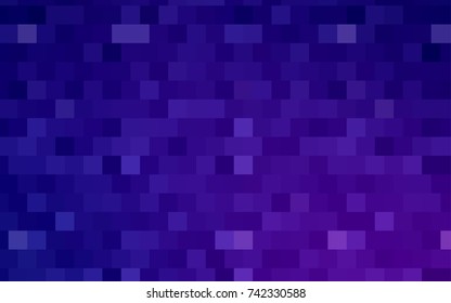 Light Orange vector polygonal illustration consisting of rectangles. Rectangular design for your business. Creative geometric background in origami style with gradient.