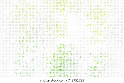 Light Orange vector polygonal illustration consisting of rectangles. Rectangular design for your business. Creative geometric background in origami style with gradient.