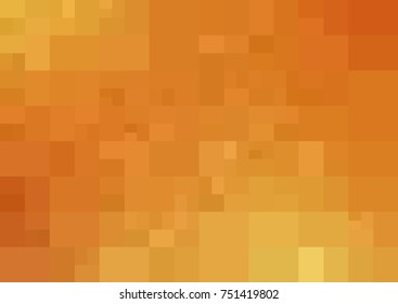 Light Orange vector polygonal illustration, which consist of rectangles. Rectangular design for your business. Creative geometric background in Origami style with gradient