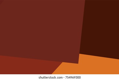 Light Orange vector polygonal illustration consisting of rectangles. Rectangular design for your business. Creative geometric background in origami style with gradient.
