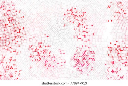 Light Orange vector polygonal illustration, which consist of rectangles. Rectangular pattern for your business design. Geometric background in Origami style with gradient. 