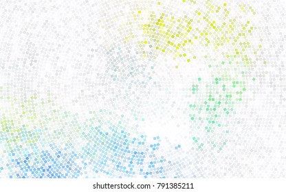 Light Orange vector polygonal illustration consisting of rectangles. Rectangular design for your business. Creative geometric background in origami style with gradient.