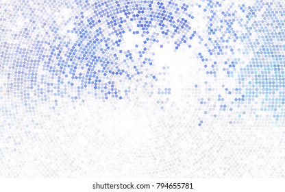 Light Orange vector polygonal illustration consisting of rectangles. Rectangular design for your business. Creative geometric background in origami style with gradient.