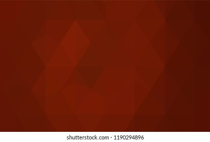 Light Orange vector polygonal pattern. Creative geometric illustration in Origami style with gradient. A new texture for your web site.