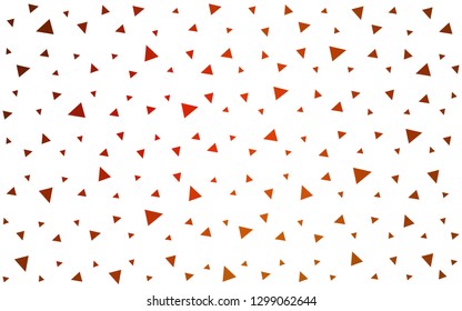 Light Orange vector  polygonal template. A completely new color illustration in a polygonal style. A completely new design for your leaflet.
