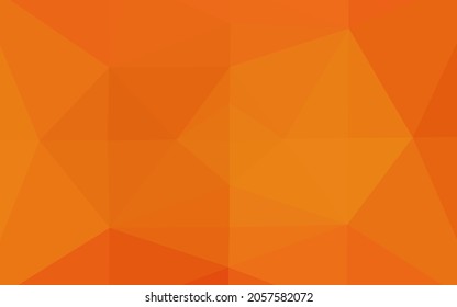 Plantilla poligonal vectorial de naranja claro. Muestra con formas poligonales. Nuevo estilo para su diseño de negocio.