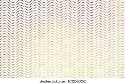 Light Orange vector red banner with set of circles, dots. Donuts Background. Creative Design Template. Technological halftone illustration.