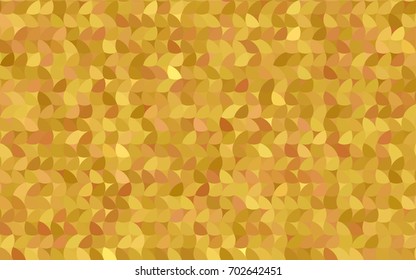 Light Orange vector red banner with set of circles, dots. Donuts Background. Creative Design Template. Technological halftone illustration.