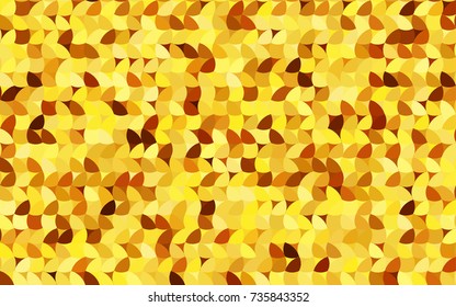 Light Orange vector red banner with set of circles, dots. Donuts Background. Creative Design Template. Technological halftone illustration.