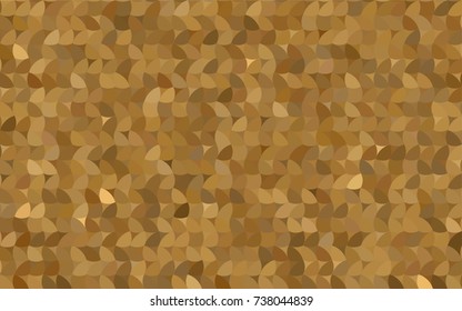 Light Orange vector red pattern of geometric circles, shapes. Colorful mosaic banner. Geometric background with colored disks.