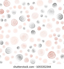 Light Orange vector seamless abstract doodle wallpaper. Decorative illustration with doodles on abstract template. Brand-new style for your business design.