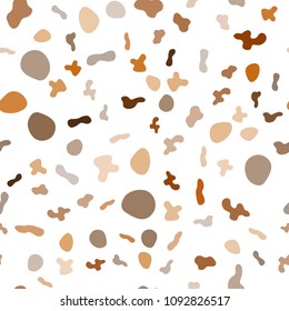 Light Orange vector seamless background with lamp shapes. Colorful illustration in abstract marble style with gradient. Marble design for your web site.