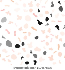 Light Orange vector seamless background with lamp shapes. Modern gradient abstract illustration with bandy lines. The best blurred design for your business.