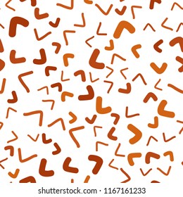 Light Orange vector seamless  background with abstract circles. Colorful abstract illustration with gradient lines. Textured wave pattern for backgrounds.