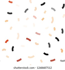 Light Orange vector seamless background with lamp shapes. A completely new color illustration in marble style. The best blurred design for your business.