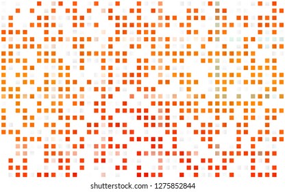 Light Orange vector seamless background with rectangles. Rectangles on abstract background with colorful gradient. Template for business cards, websites.
