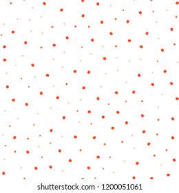 Light Orange vector seamless cover with spots. Blurred decorative design in abstract style with bubbles. Trendy design for wallpaper, fabric makers.