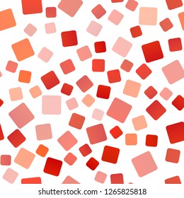 Light Orange vector seamless cover in polygonal style. Illustration with set of colorful rectangles. Pattern can be used for websites.
