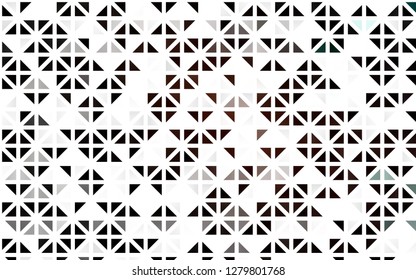 Light Orange vector seamless cover in polygonal style. Decorative design in abstract style with triangles. Pattern for design of window blinds, curtains.