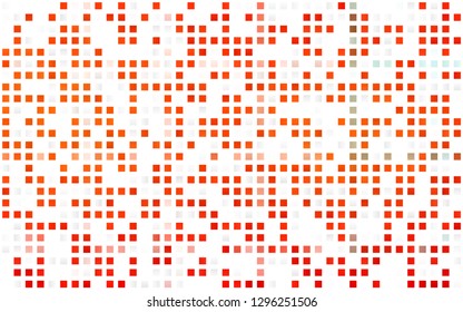 Light Orange vector seamless cover in polygonal style. Modern abstract illustration with colorful rectangles. Template for business cards, websites.