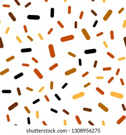 Light Orange vector seamless cover with stright stripes. Lines on blurred abstract background with gradient. Pattern for your busines websites.