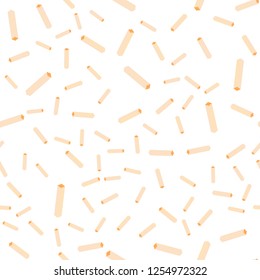 Light Orange vector seamless, isometric cover with stright stripes. Glitter abstract illustration with colorful sticks. Template for business cards, websites.