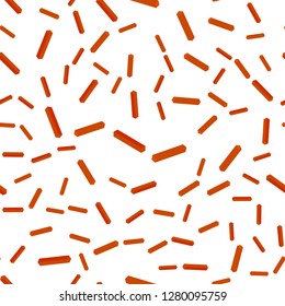 Light Orange vector seamless, isometric background with straight lines. Colorful shining illustration with lines on abstract template. Design for wallpaper, fabric makers.