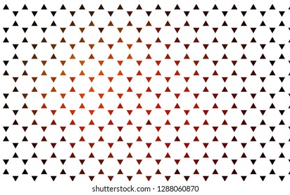 Light Orange vector seamless layout with lines, triangles. Illustration with set of colorful triangles. Pattern for design of window blinds, curtains.