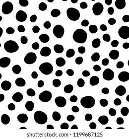 Light Orange vector seamless pattern with spheres. Blurred decorative design in abstract style with bubbles. Trendy design for wallpaper, fabric makers.