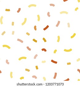 Light Orange vector seamless pattern with lamp shapes. Colorful illustration in abstract marble style with gradient. A new texture for your  ad, booklets, leaflets.
