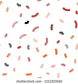 Light Orange vector seamless pattern with bubble shapes. Brand new colored illustration in marble style with gradient. New composition for your brand book.