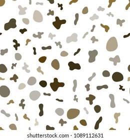 Light Orange vector seamless template with bent lines. An elegant bright illustration with gradient. Textured wave pattern for backgrounds.