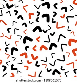 Light Orange vector seamless  template with bent ribbons. Creative illustration in halftone marble style with gradient. Textured wave pattern for backgrounds.