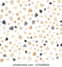 Light Orange vector seamless template with repeated sticks. Shining colored illustration with sharp stripes. Template for your beautiful backgrounds.