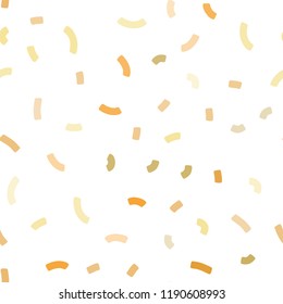 Light Orange vector seamless template with bubble shapes. Geometric illustration in marble style with gradient.  A completely new memphis design for your business.