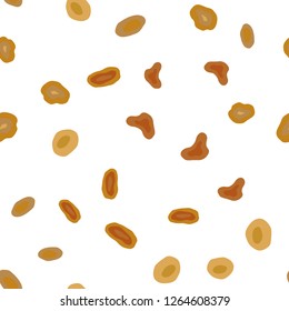 Light Orange vector seamless template with circles. Blurred decorative design in abstract style with bubbles. Pattern for design of fabric, wallpapers.
