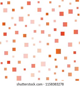Light Orange vector seamless texture in rectangular style. Illustration with set of colorful rectangles. The template can be used as a background.