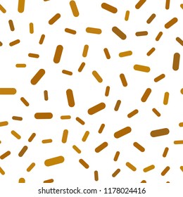 Light Orange vector seamless texture with colored lines. Blurred decorative design in simple style with lines. Pattern for ads, posters, banners.