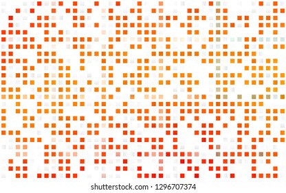 Light Orange vector seamless texture in rectangular style. Illustration with set of colorful rectangles. Pattern for trendy fabric, wallpapers.
