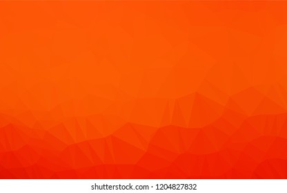 Light Orange vector shining hexagonal pattern. Modern geometrical abstract illustration with gradient. A completely new design for your business.