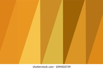 Light Orange vector shining triangular layout. Elegant bright polygonal illustration with gradient. That new template can be used for your brand book.