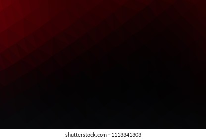 Light Orange vector shining triangular template. A vague abstract illustration with gradient. The completely new template can be used for your brand book.