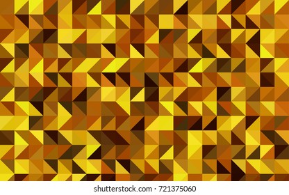 Light Orange vector shining triangular pattern. A sample with polygonal shapes. The template can be used as a background for cell phones.
