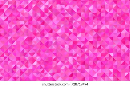 Light Orange vector shining triangular template. A completely new color illustration in a vague style. The polygonal design can be used for your web site.