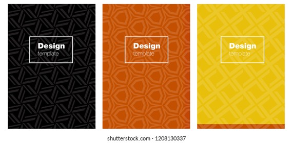 Light Orange vector style guide for notepads. Blurred decorative design in abstract style with textbox. Pattern notebooks, journals.